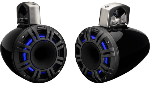 Kicker 8" Horn-Loaded Compression Drivers with LED Lights for ATV/UTV ...