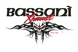 Bassani exhaust skull logo