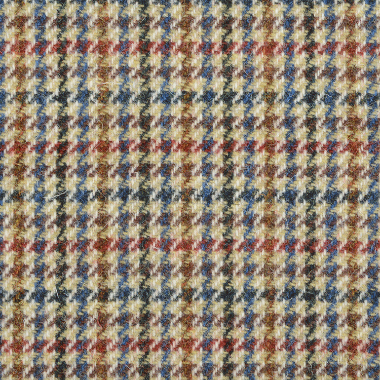 Houndstooth Tweed Triple-Zip