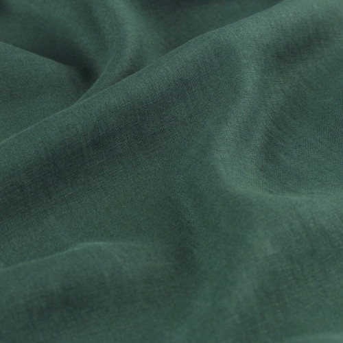 Lagan Valley Washed Linen Racing Green