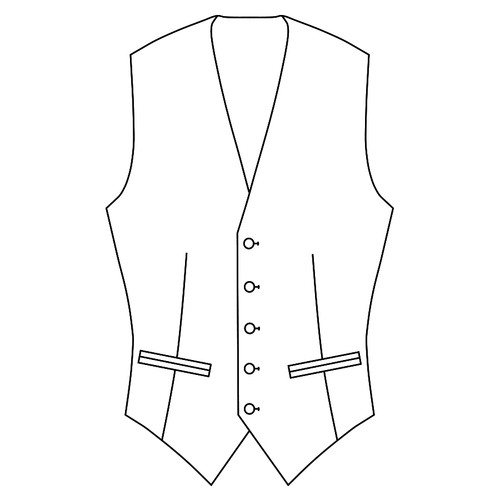 Made to Order Single Breasted Waistcoat - Coating