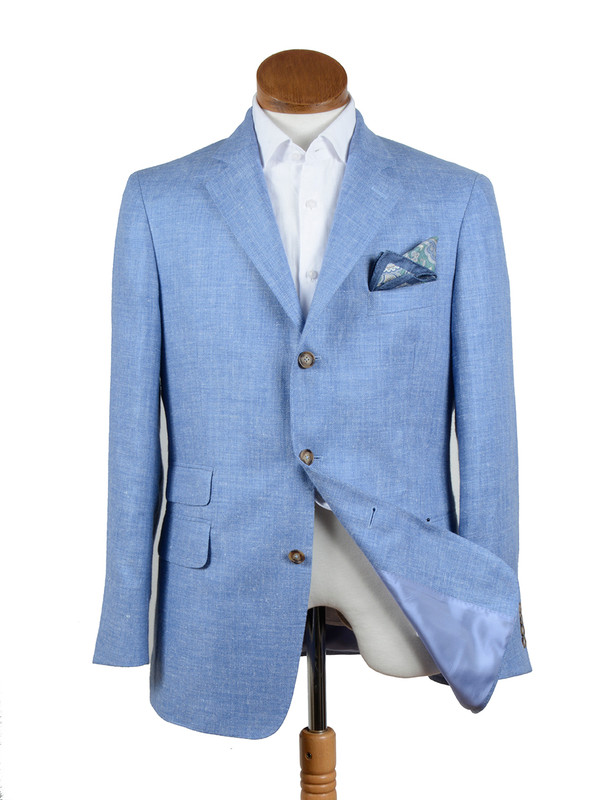 Mens Bookster Soft Sturctured Silk/Linen Jacket - The Derby