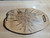 24" x 16.5" x 1" Ambrosia maple live edge oval serving board with handles