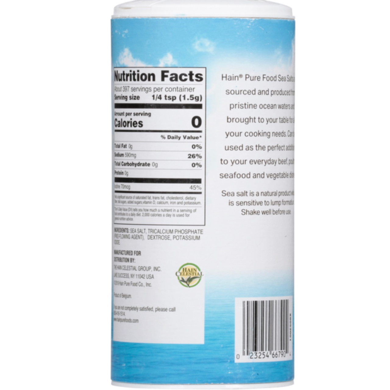 HAIN Sea Salt Iodized