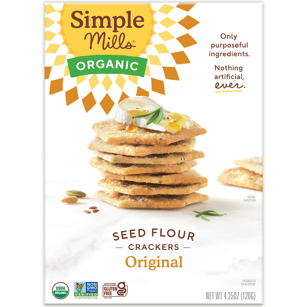Simple Mills Organic Original Seed Flour Crackers