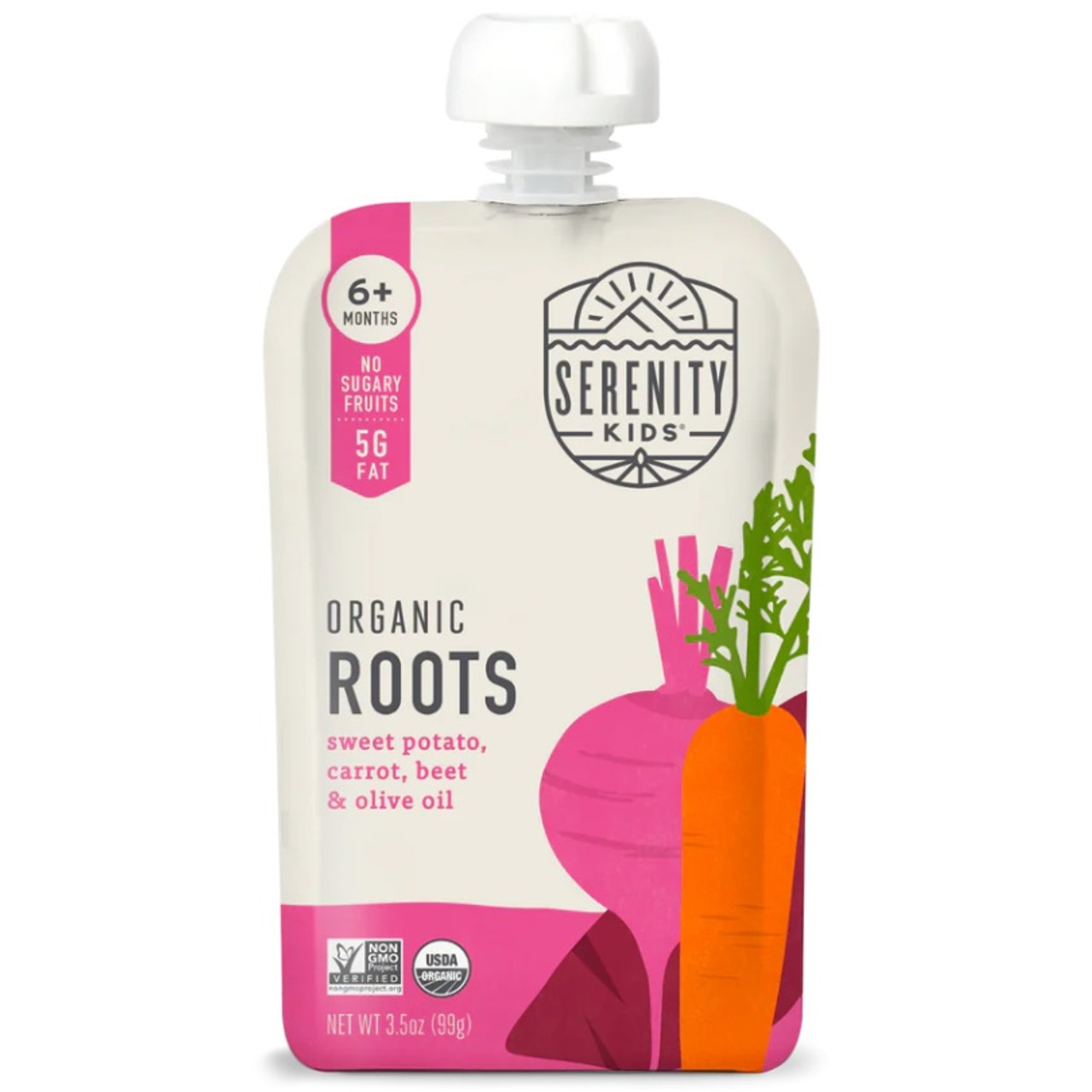 SERENITY KIDS Organic Roots Baby Food Pouch w/Sweet Potato