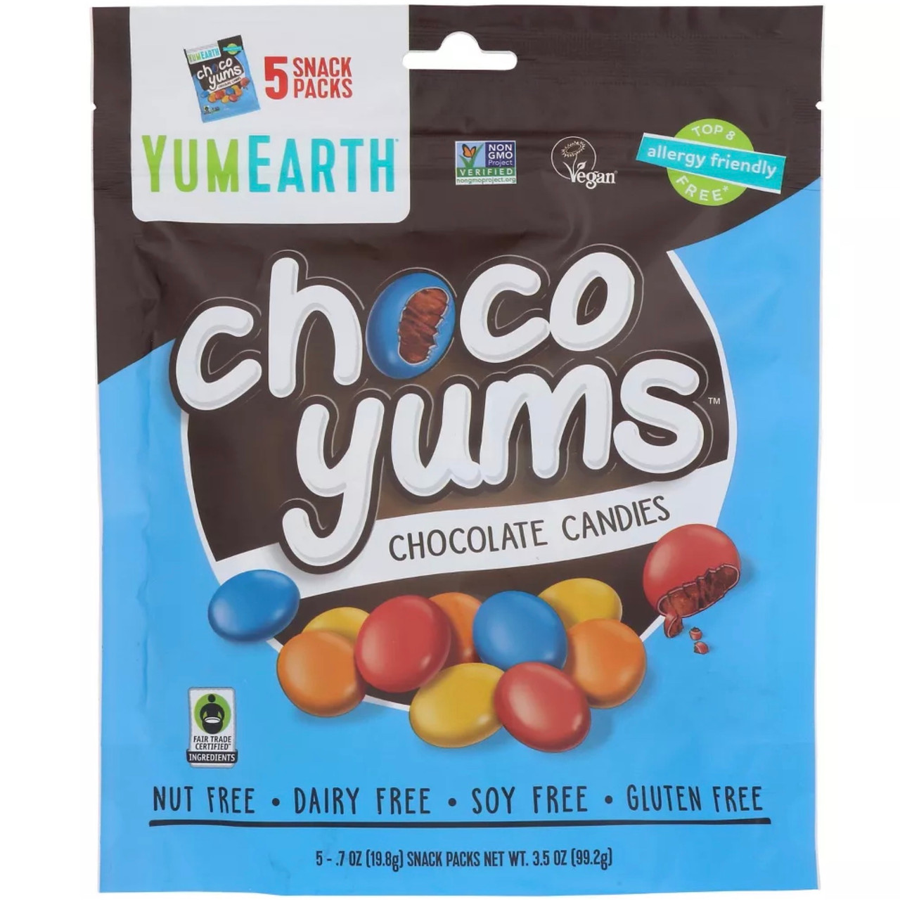 YUMEARTH Choco Yums 5ct