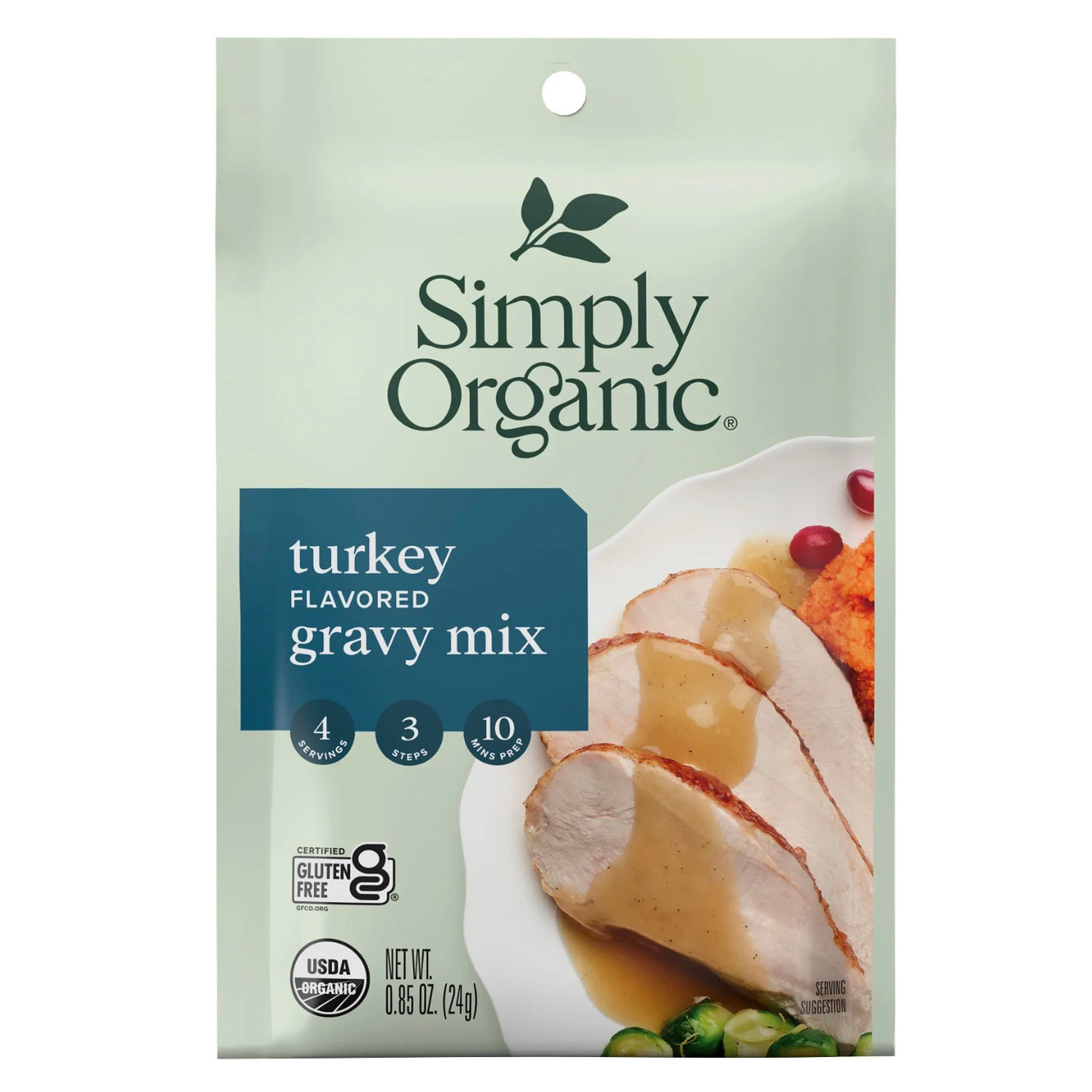 Simply Organic Roasted Turkey Gravy, Seasoning Mix (12x0.85Oz) main image 0