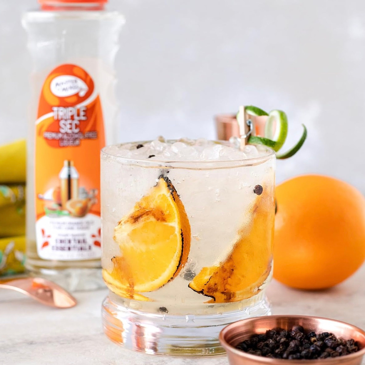 MASTER OF MIXES Triple Sec Non-Alcoholic Liqueur
