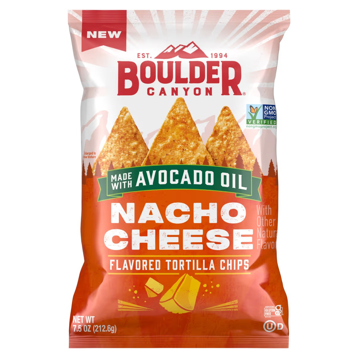 nacho.3.様 Nacho Cheese Tortilla Chips - 7.5 oz