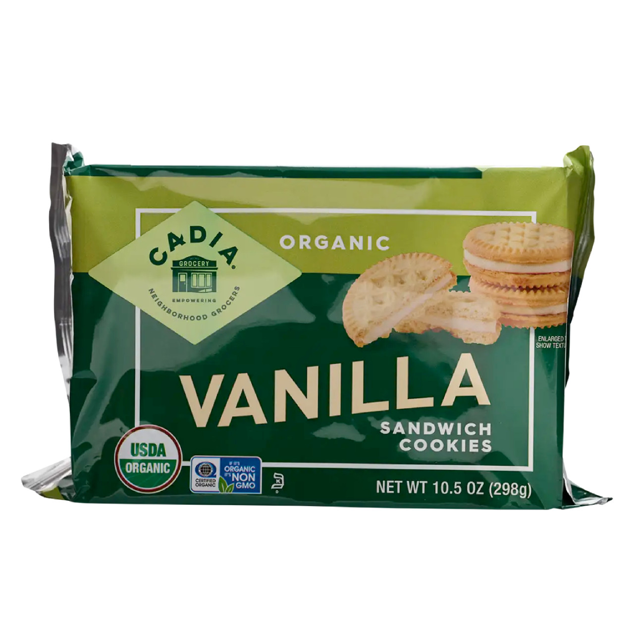 CADIA Vanilla Sandwich Cookies Organic
