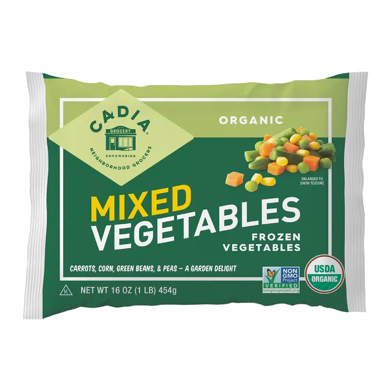英国製   【covered vegetable】 CADIA Mixed Veggies - Frozen - Organic