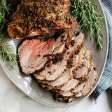 Roasted Leg of Lamb with Garlic & Rosemary