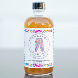 Asian Pear Ginger and Cinnamon Shrub - 8oz
