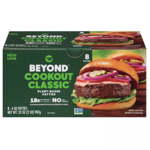 Cookout Classic Plant-Based Patties 8ct - 2lb