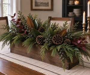 Winter Holiday Centerpiece
