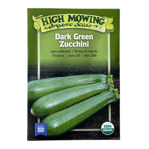 Dark Green Zucchini Seeds - 1/8 OZ