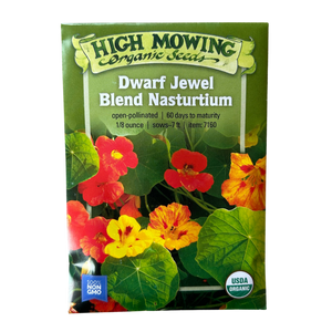Dwarf Jewel Blend Nasturtium Seeds - 1/8 OZ