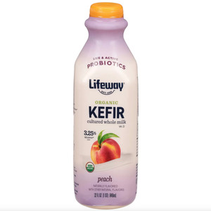Whole Milk Peach Kefir - 32oz
