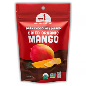 Dark Chocolate Dipped Dried Mango  Fruit Snacks - 3oz