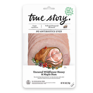 Uncured Sliced Wildflower Honey & Maple Ham - 6oz Uncured Sliced Wildflower Honey & Maple Ham - 6oz