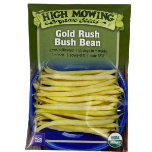 Gold Rush Yellow Wax Beans Seeds - 1oz