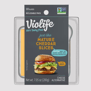 Vegan Mature Cheddar Slices - 7.05oz
