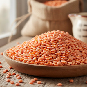 Bulk Organic Split Red Lentils - 1lb