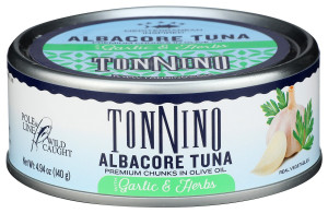 Albacore Tuna in Olive Oil with Garlic & Herbs - 4.94 oz