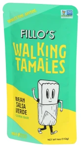 Bean Salsa Verde Walking Tamale - 4 oz