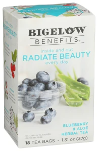 Radiate Beauty Blueberry & Aloe Herbal Tea - 1.31 oz