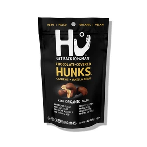 Dark Chocolate Covered Cashew Vanilla Bean Hunks - 4 oz