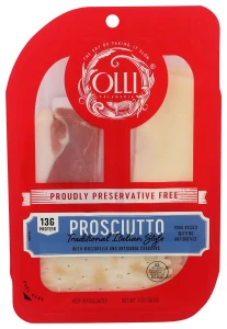 Prosciutto, Mozzarella Cheese and Crackers Snack Pack - 2 oz