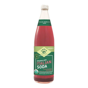 Pomegranate Flavored Italian Soda