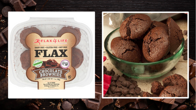 New Brownies: Omega 3's, Fiber & Protein New Brownies: Omega 3's, Fiber & Protein