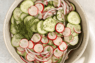 Cucumber Radish Salad