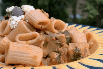 Eggplant, Kale & Zucchini Summer Pasta