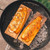 Two Salmon Fillets on the Grill Two Salmon Fillets on the Grill