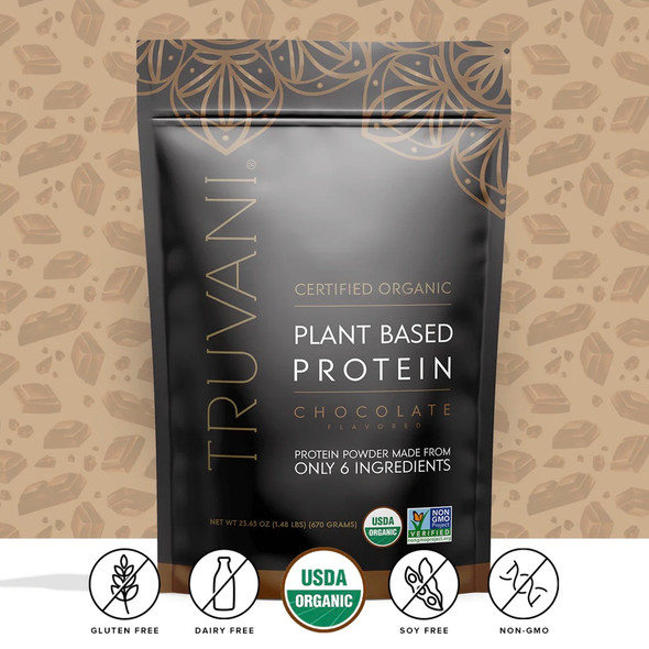 Chocolate Plant Based Protein Powder - 1.48lbs