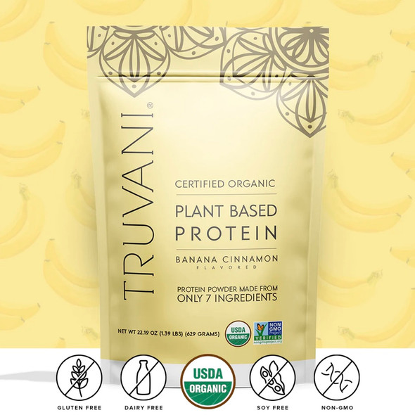 Plant Based Banana Cinnamon Protein Powder - 1.39lbs