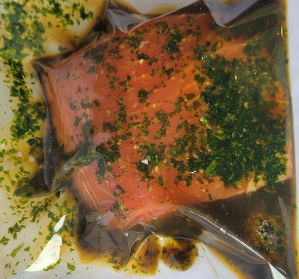 Maple Soy Marinated Salmon - avg 1lb