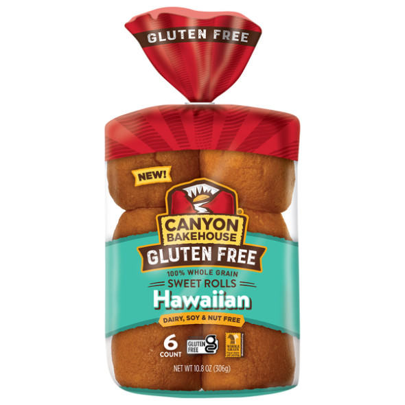 Gluten-Free Hawaiian Sweet Rolls - 10.5oz