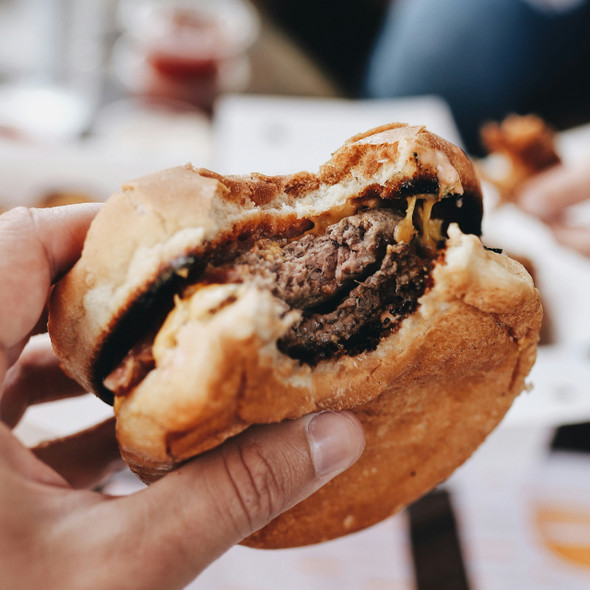 Beef Burger Patties with Bacon