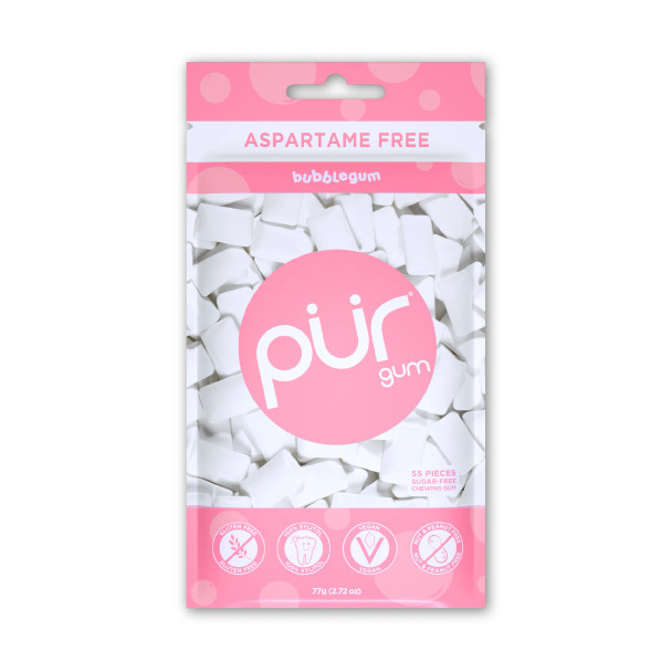 Bubblegum aspartame free gum - 55pc