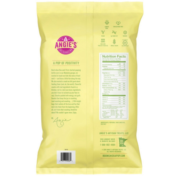 Kettle Pop Corn - Sea Salt - No Sugar - 4.7oz