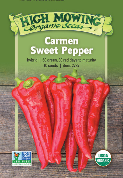 Carmen F1 Pepper - 10 seeds