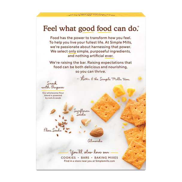 Farmhouse Cheddar Almond Flour Crackers - 4.25oz