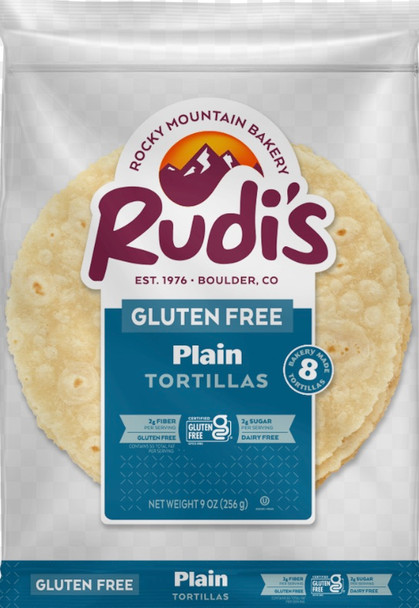 Gluten Free Plain Tortillas - 9oz