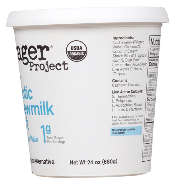 Unsweetened Plain Cashewmilk Yogurt - 24oz