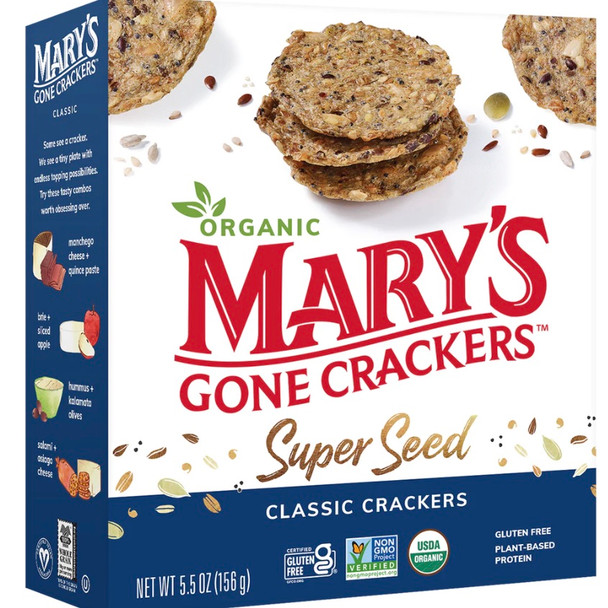 Super Seed Classic Crackers - 5.5oz